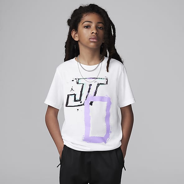 White Jayson Tatum Shirts. Nike